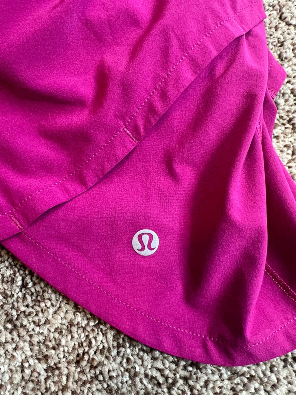 lululemon athletica Women's Athletic Shorts in Magenta - Picture 7 of 7